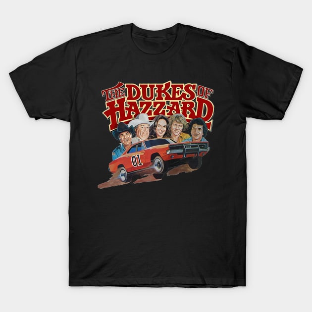 Dukes of Hazzard Stunts T-Shirt by BilodeauBlue